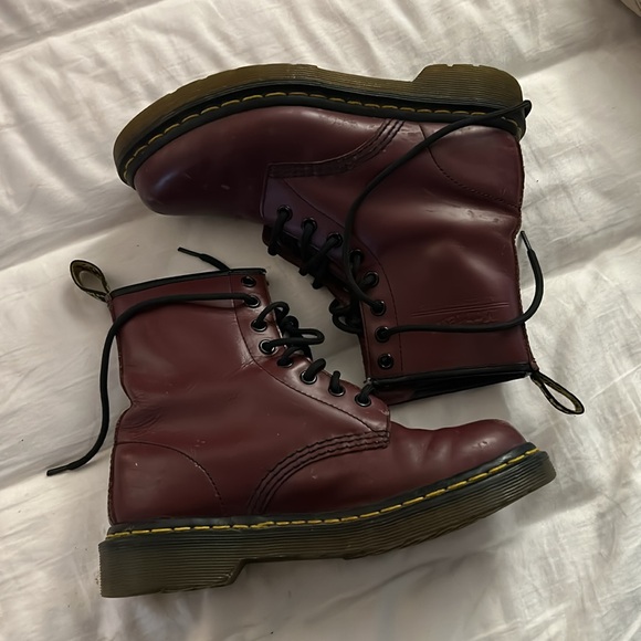 Dr Martens Air Cushion Soles Women’s Size 6 Boots Shoes Doc - Picture 2 of 12